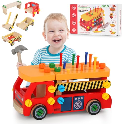 Oneyus Werkzeugkoffer Kinder Werkbank, Werkzeug Kinder Werkbank ab 3 4 5 6Jahre Holzspielzeug Kinderwerkzeug Montessori Spielzeug Werkzeugkasten Lernspiele Geschenk Junge Mädchen ab 3 Jahren Oneyus Werkzeugkoffer Kinder Werkbank, Werkzeug Kinder Werkbank ab 3 4 5 6Jahre Holzspielzeug Kinderwerkzeug Montessori Spielzeug Werkzeugkasten Lernspiele Geschenk Junge Mädchen ab 3 Jahren von Oneyus