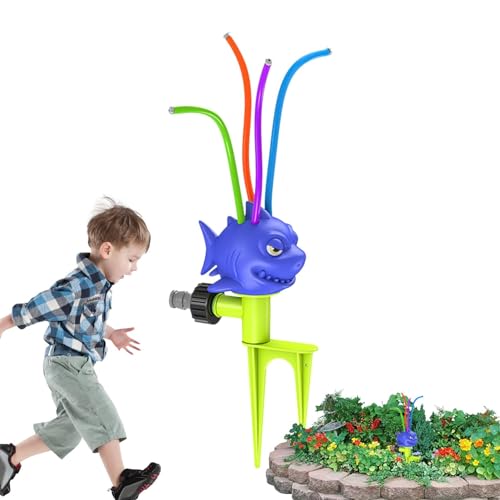 Onkujlpst Automatischer Gartensprinkler, Sprinklerspielzeug für Kinder,Verstellbares Garten-Wasserspielzeug für Kinder - Bewässerungsgerät mit bunten Wasserleitungen für Schwimmbäder, von Onkujlpst