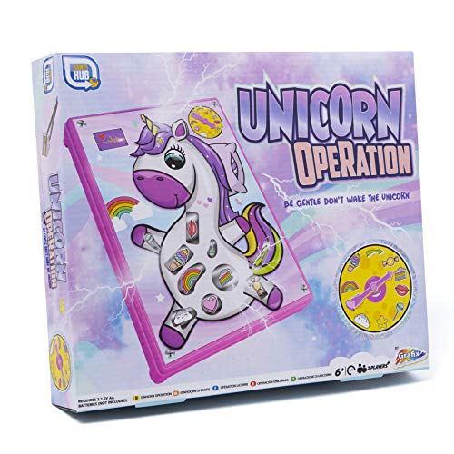 Einhorn-Operation, 2 Spieler, Spiel-Aktivitätsset, lindert Stress und Angst, Quetschspielzeug für Kinder, Jugendliche und Erwachsene, lustiges Spiel für Haus und Garten, ab 6 Jahren Einhorn-Operation, 2 Spieler, Spiel-Aktivitätsset, lindert Stress und Angst, Quetschspielzeug für Kinder, Jugendliche und Erwachsene, lustiges Spiel für Haus und Garten, ab 6 Jahren von Online Street