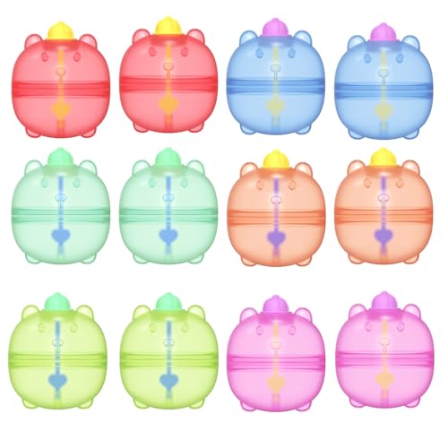 Onlvmyur 12 Stück Wasserbomben Wiederverwendbar Kinder Erwachsene Wasserbomben Selbstschließend Silikon Wasserballons Wasserspielzeug für Familienspiel Strand Poolparty Onlvmyur 12 Stück Wasserbomben Wiederverwendbar Kinder Erwachsene Wasserbomben Selbstschließend Silikon Wasserballons Wasserspielzeug für Familienspiel Strand Poolparty von Onlvmyur