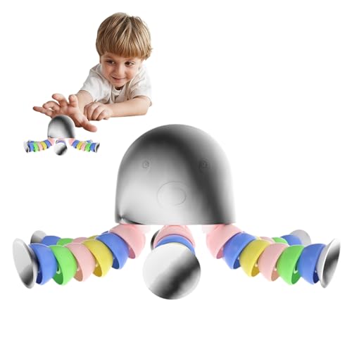 Oktopus-Stressspielzeug | Süße Stressabbau-Quetschspielzeuge mit LED-Licht - Quetschspielzeug zum Ziehen und Dehnen, farbenfrohes sensorisches Spielzeug für Kinder, Freunde, Zeitvertreib Onlynery von Onlynery