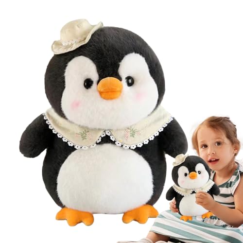 Onlynery Plüsch Pinguin -Spielzeug, Pinguin -Stofftier,Tierspielzeug Pinguin Plüsch - Netter weicher schlafender Umarmungsbegleiter für Sofa Bett zum Geburtstag Weihnachtsferien von Onlynery