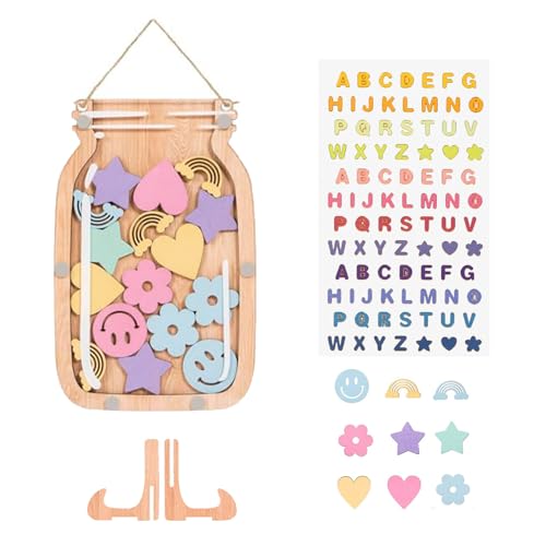 Belohnungsglas Klassenzimmer für Kinder Belohnungsglas Schule Reward Jar mit Aufklebern Personalisiertes Herz-Smiley-Regenbogen Belohnungsglas zur Förderung von Kindern in der Schule oder zu Hause Belohnungsglas Klassenzimmer für Kinder Belohnungsglas Schule Reward Jar mit Aufklebern Personalisiertes Herz-Smiley-Regenbogen Belohnungsglas zur Förderung von Kindern in der Schule oder zu Hause von Onperpoe