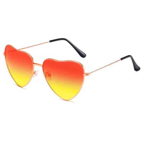 Herz Sonnenbrille Orange Gelb Herz Geformt Sonnenbrille Metallrahmen Retro Sonnenbrillen Aperol Lillet Hippie Partybrille Hippie Brille Party Kostümzubehör Geburtstag 70s 80s Geschenk Herz Sonnenbrille Orange Gelb Herz Geformt Sonnenbrille Metallrahmen Retro Sonnenbrillen Aperol Lillet Hippie Partybrille Hippie Brille Party Kostümzubehör Geburtstag 70s 80s Geschenk von Onperpoe