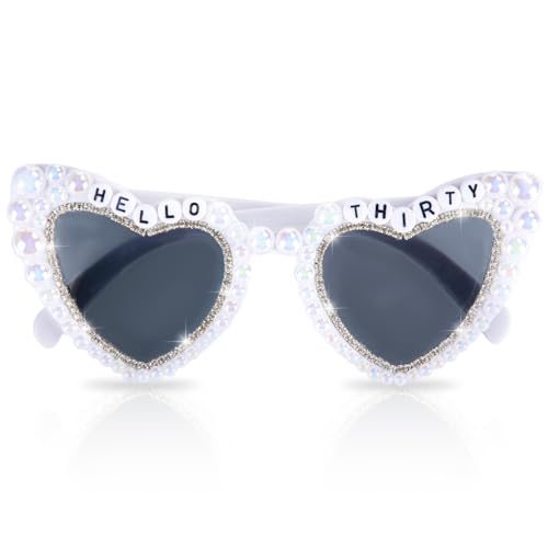 Onperpoe 20/30/40/50. Geburtstag Brille, lustige Neuheit Geburtstag Sonnenbrille, Hello Twenty/Thirty/Forty/Fifty Birthday Party Brillen für Geburtstagsdekorationen, Feiern, Partygeschenke (HELLO Onperpoe 20/30/40/50. Geburtstag Brille, lustige Neuheit Geburtstag Sonnenbrille, Hello Twenty/Thirty/Forty/Fifty Birthday Party Brillen für Geburtstagsdekorationen, Feiern, Partygeschenke (HELLO von Onperpoe