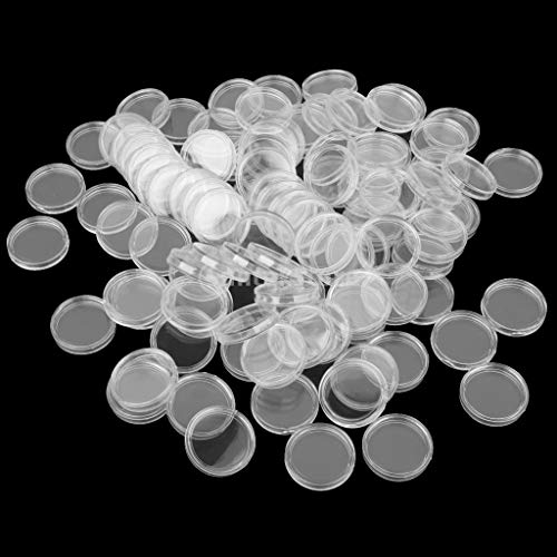 Onsinic Durchsichtige runde Münzkassette 100St 26mm Münzkapseln Münzbehälter für Münzsammlungszubehör Onsinic Durchsichtige runde Münzkassette 100St 26mm Münzkapseln Münzbehälter für Münzsammlungszubehör von Onsinic