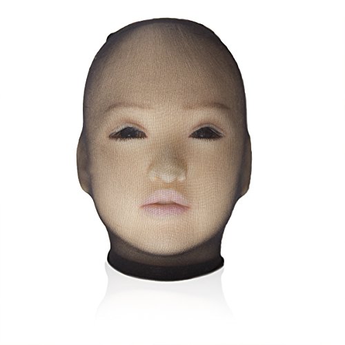 OnundOn Halloween Maske Strümpfe Spitze Perspektive Kopfmaske kopfgeschirre Augenmaske Maske Hood（2 Stück, ein schwarzes und ein khaki ） von OnundOn