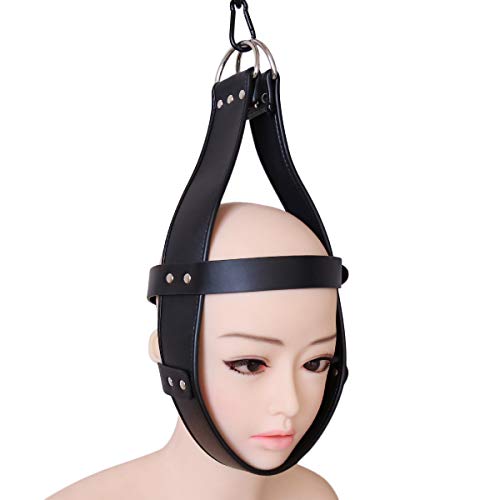 OnundOn Leder Gürtel Maske mit Hängering Halloween Gurt Maske Ledergürtel Kopfmaske OnundOn Leder Gürtel Maske mit Hängering Halloween Gurt Maske Ledergürtel Kopfmaske von OnundOn