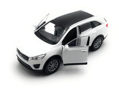 Onwomania Modellauto Kia Sorento 1:34-39 Weiß Auto Miniatur Fahrzeug Onwomania Modellauto Kia Sorento 1:34-39 Weiß Auto Miniatur Fahrzeug von Onwomania
