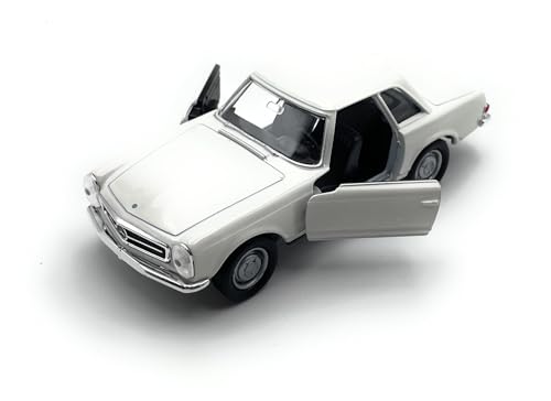 Onwomania Modellauto kompatibel mit 230SL Oldtimer Klassiker 1:34-39 Weiß Auto Miniatur Fahrzeug Onwomania Modellauto kompatibel mit 230SL Oldtimer Klassiker 1:34-39 Weiß Auto Miniatur Fahrzeug von Onwomania