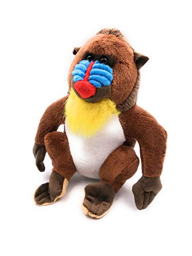 Onwomania Plüschtier Kuscheltier Stoff Tier AFFE Mandrill bunt 17 cm Onwomania Plüschtier Kuscheltier Stoff Tier AFFE Mandrill bunt 17 cm von Onwomania
