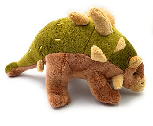 Onwomania Plüschtier Kuscheltier Stoff Tier Euoplocephalus Dino Dinosaurier 33cm Mehrfarbig von Onwomania
