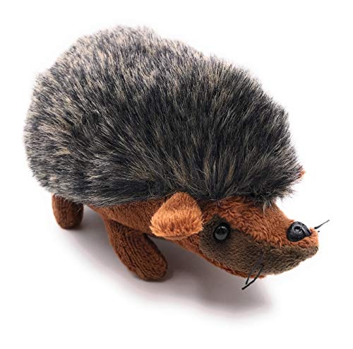 Onwomania Plüschtier Kuscheltier Stoff Tier Igel braun stehend 17 cm von Onwomania