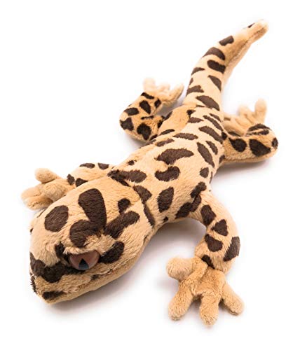 Onwomania Plüschtier Kuscheltier Stoff Tier Leopardgecko gepunktet Echse 27 cm von Onwomania