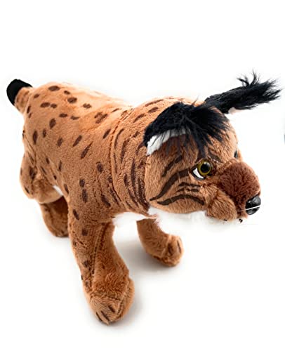 Onwomania Plüschtier Kuscheltier Stoff Tier Luchs Schneeluchs große Katze 24cm Braun Onwomania Plüschtier Kuscheltier Stoff Tier Luchs Schneeluchs große Katze 24cm Braun von Onwomania