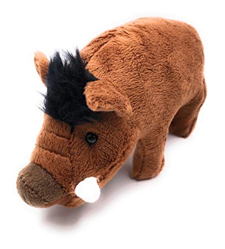 Onwomania Plüschtier Kuscheltier Stoff Tier Wildschwein Eber braun 22 cm von Onwomania