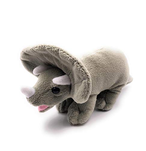 Onwomania Plüschtier Stofftier Kuscheltier Dinosaurier Urzeittier Dino Triceratops L 19 cm Grau Onwomania Plüschtier Stofftier Kuscheltier Dinosaurier Urzeittier Dino Triceratops L 19 cm Grau von Onwomania