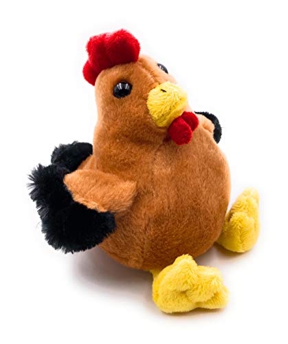 Onwomania Plüschtier Stofftier Kuscheltier Hahn Kücken Huhn sitzend Höhe 15 cm Braun Onwomania Plüschtier Stofftier Kuscheltier Hahn Kücken Huhn sitzend Höhe 15 cm Braun von Onwomania