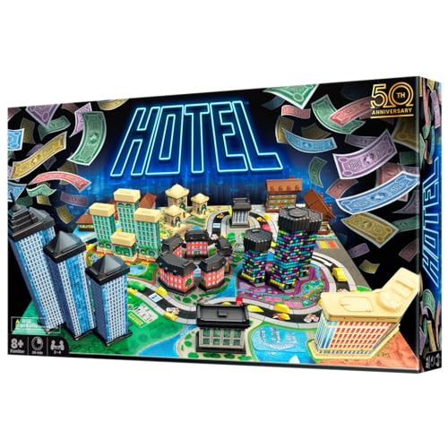 OOBA Ltd. - Hotel - Strategisches Brettspiel - Familienspiel ab 8 Jahren für 2-4 Spieler - Brettspiel für Familien - 40 Minuten - Spanisch OOBA Ltd. - Hotel - Strategisches Brettspiel - Familienspiel ab 8 Jahren für 2-4 Spieler - Brettspiel für Familien - 40 Minuten - Spanisch von Ooba Games
