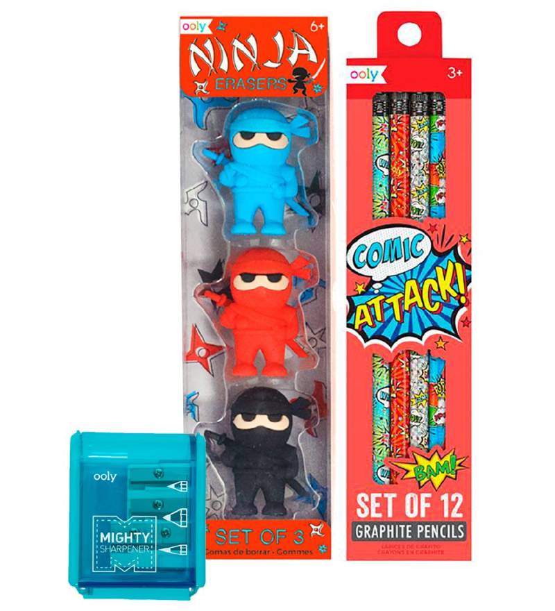 Ooly Bleistifte - Comic Attack - Happy Pack - Ooly - One Size - Buntstiftsets Ooly Bleistifte - Comic Attack - Happy Pack - Ooly - One Size - Buntstiftsets von Ooly