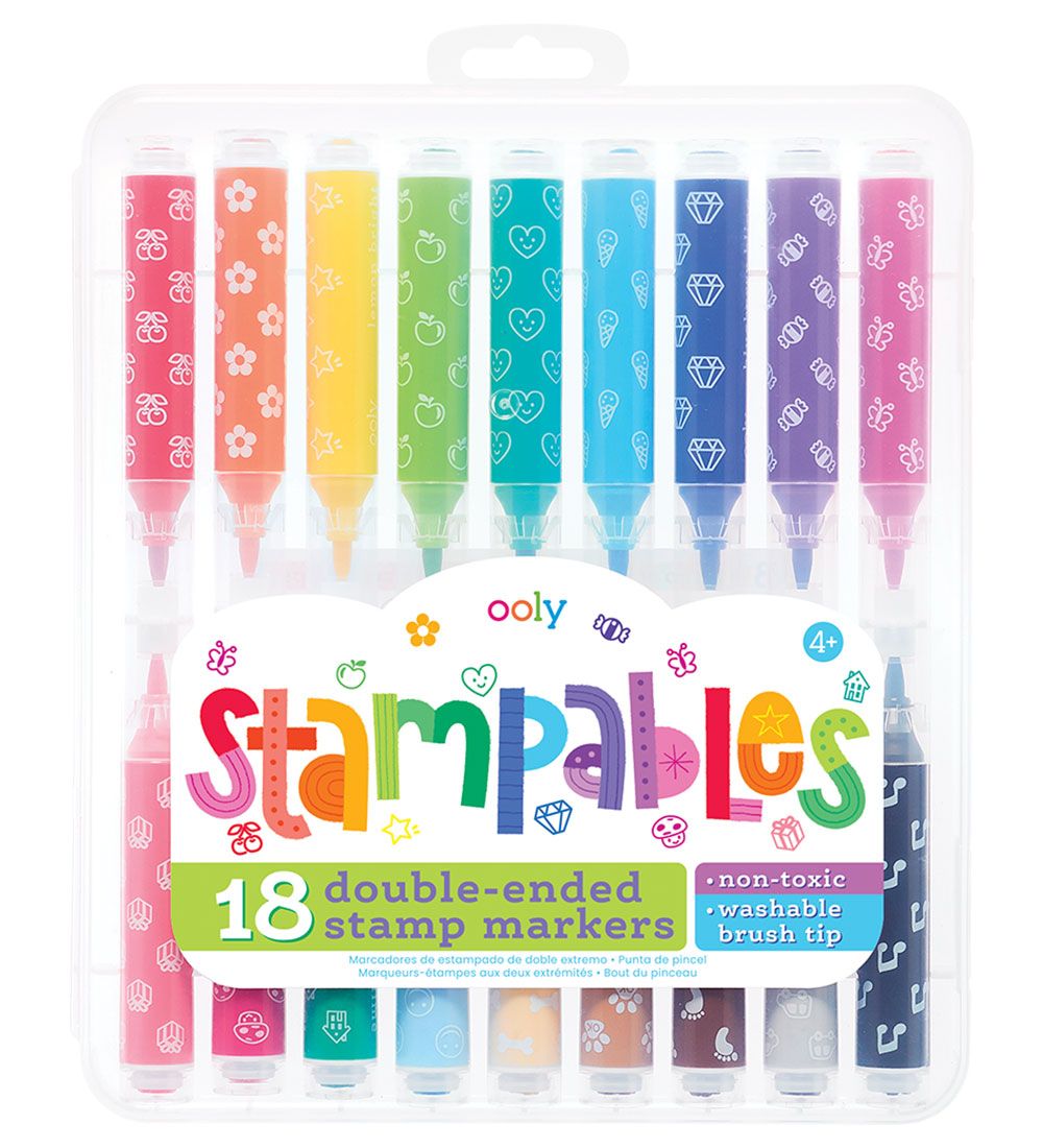 Ooly Doppelseitig Filzstifte - 18 st. - Stempelbare Gegenstände - Ooly - One Size - Filzstifte Ooly Doppelseitig Filzstifte - 18 st. - Stempelbare Gegenstände - Ooly - One Size - Filzstifte von Ooly