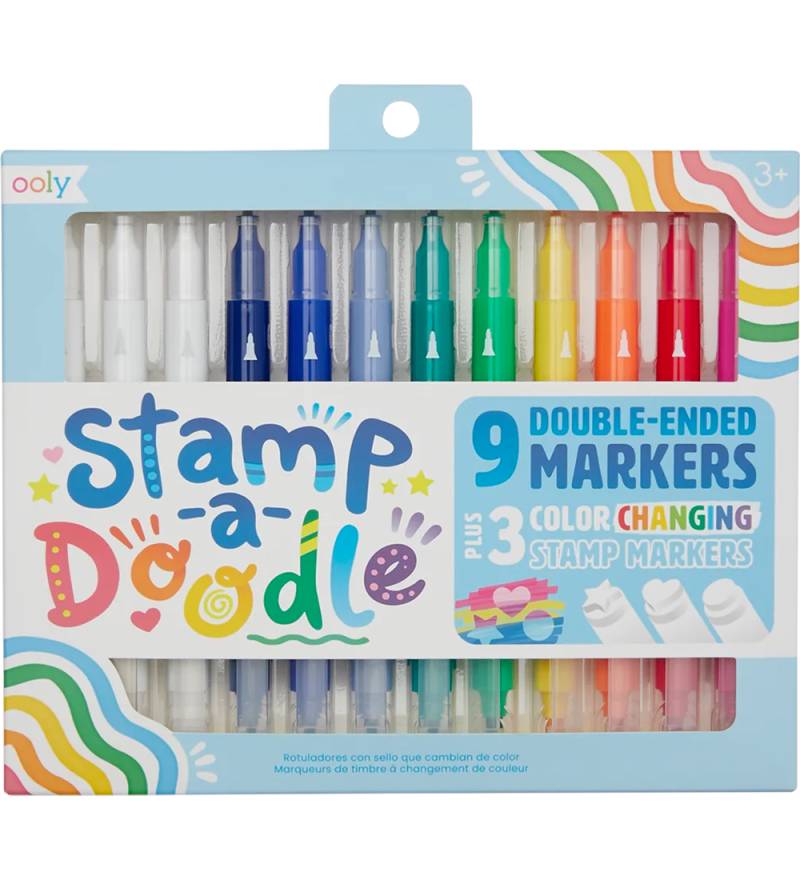 Ooly Doppelseitig Filzstifte - 9 st. - Stamp-A-Doodle - Ooly - One Size - Filzstifte Ooly Doppelseitig Filzstifte - 9 st. - Stamp-A-Doodle - Ooly - One Size - Filzstifte von Ooly