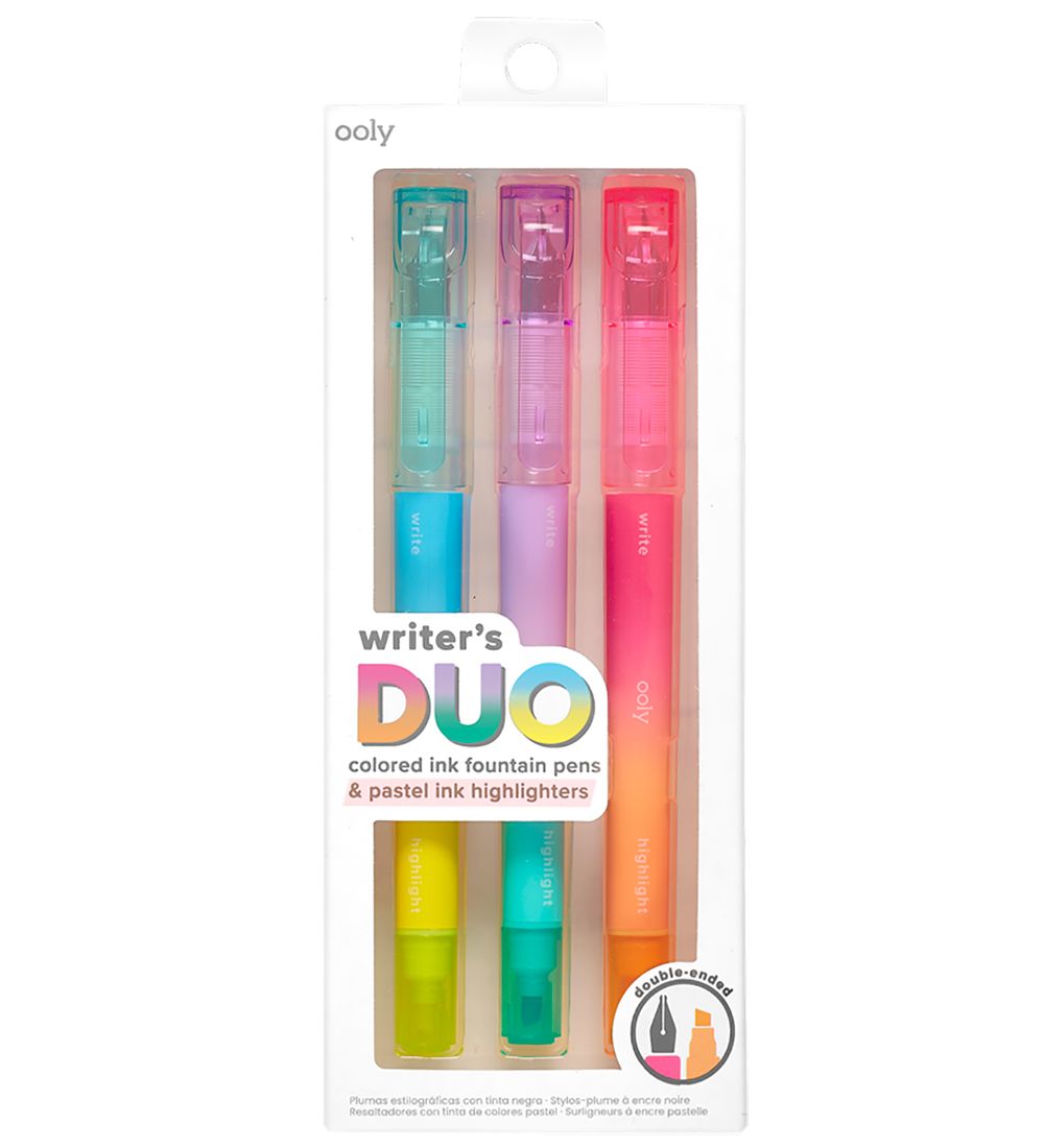 Ooly Doppelseitige Filzstifte - 3 st. - 2-in-1-Füllfederhalter + - Ooly - One Size - Filzstifte Ooly Doppelseitige Filzstifte - 3 st. - 2-in-1-Füllfederhalter + - Ooly - One Size - Filzstifte von Ooly