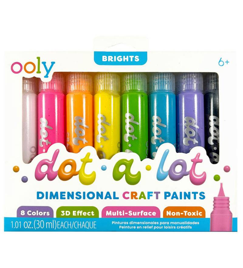 Ooly Dot Paint 3D-Effekt - 8-st. - Dot-a-Lot - Brights - Ooly - One Size - Filzstifte Ooly Dot Paint 3D-Effekt - 8-st. - Dot-a-Lot - Brights - Ooly - One Size - Filzstifte von Ooly