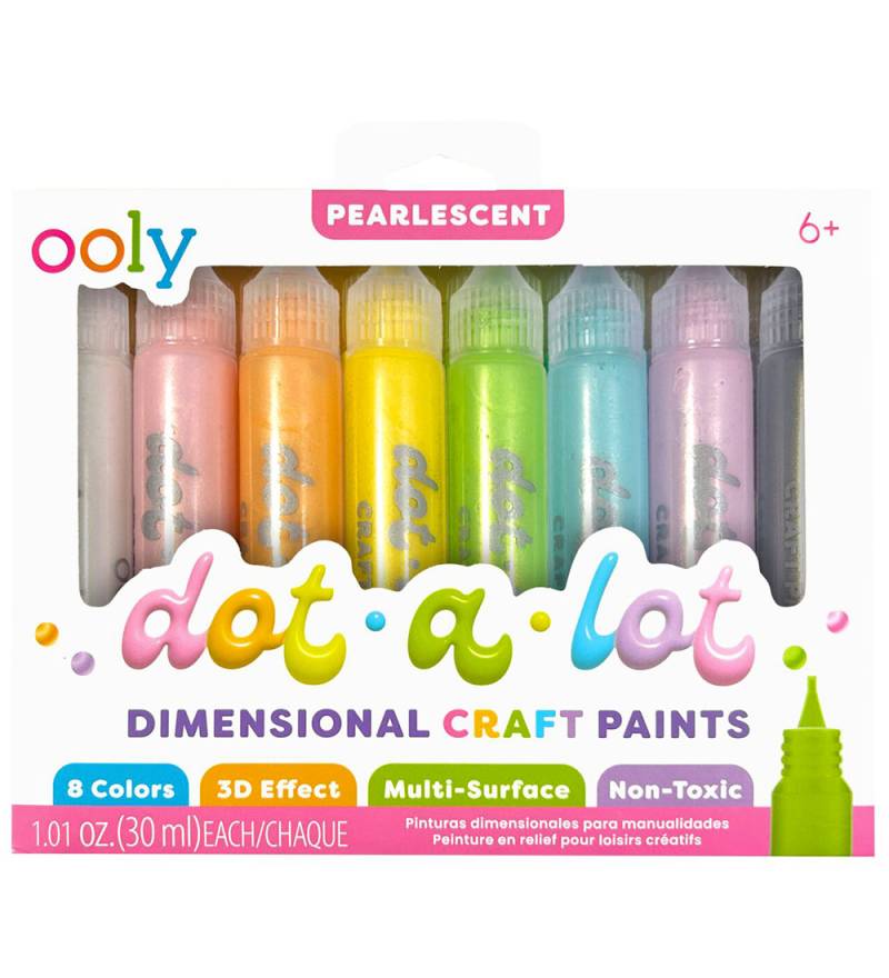 Ooly Dot Paint 3D-Effekt - 8-st. - Dot-a-Lot - Perlmutt - Ooly - One Size - Filzstifte Ooly Dot Paint 3D-Effekt - 8-st. - Dot-a-Lot - Perlmutt - Ooly - One Size - Filzstifte von Ooly