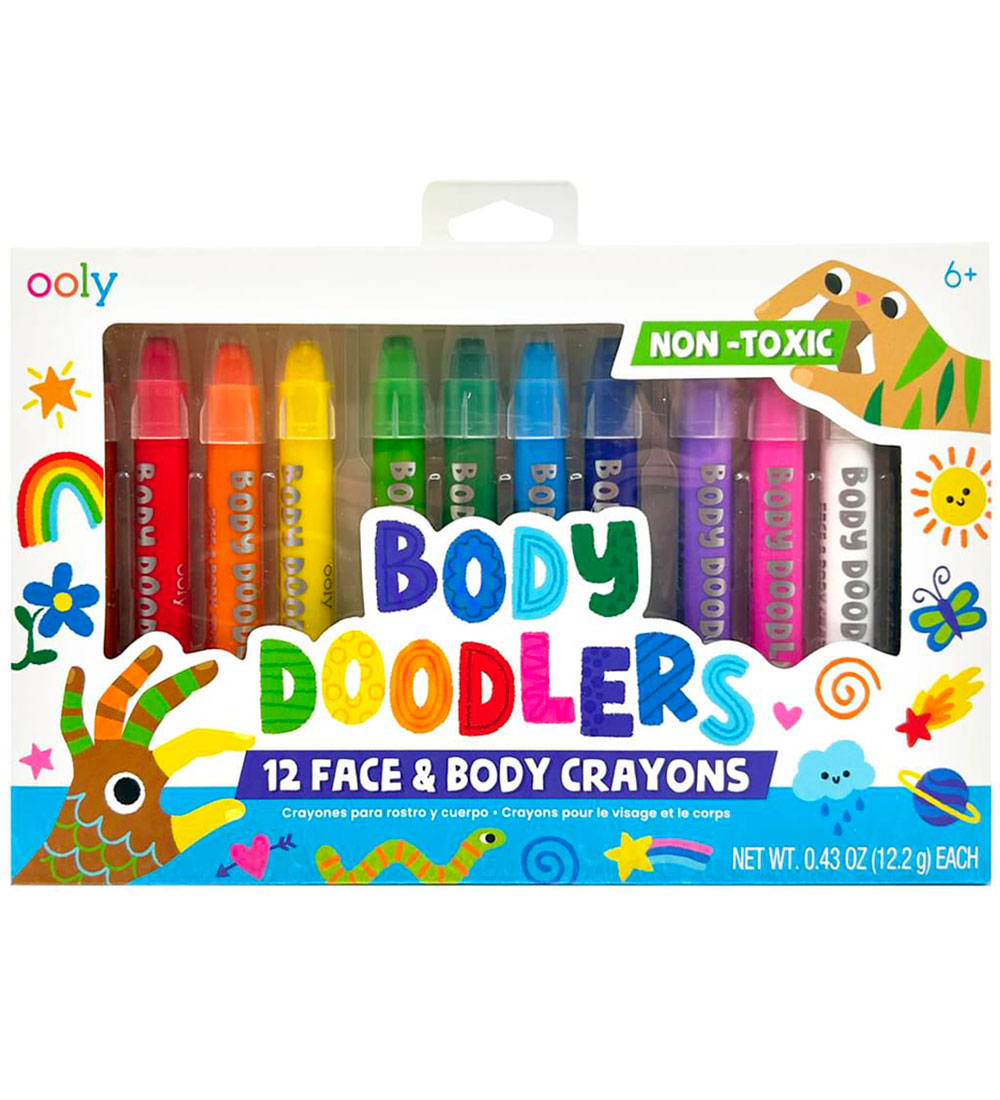 Ooly Farben für Körper - 12 st. - Gesicht & Body Buntstifte - Ooly - One Size - Schminke Ooly Farben für Körper - 12 st. - Gesicht & Body Buntstifte - Ooly - One Size - Schminke von Ooly