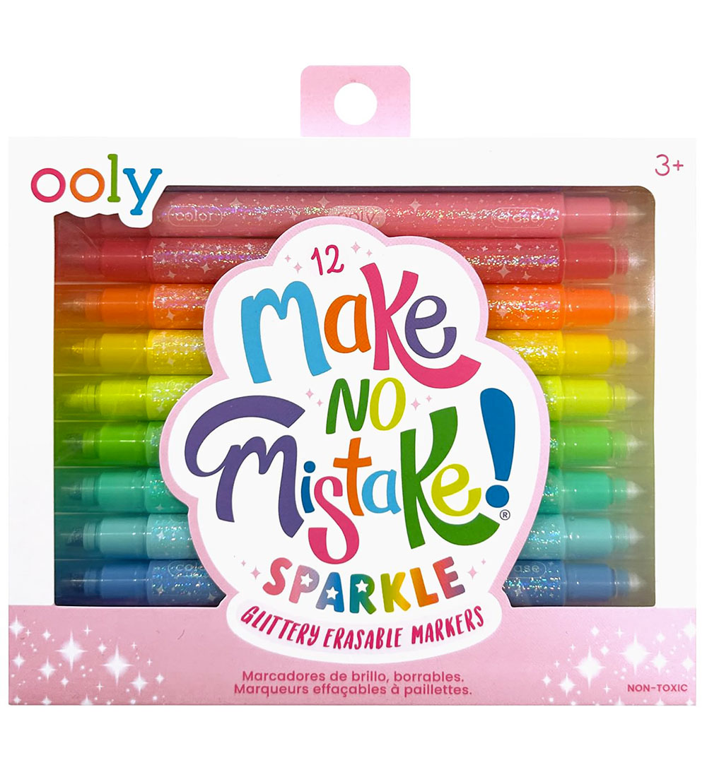 Ooly Filzstifte - 12 st. - Löschbar - Kein Fehler Sparkle - Ooly - One Size - Filzstifte Ooly Filzstifte - 12 st. - Löschbar - Kein Fehler Sparkle - Ooly - One Size - Filzstifte von Ooly