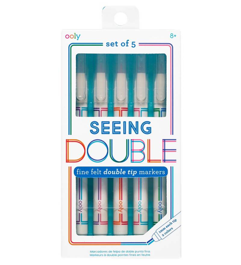 Ooly Filzstifte - 5 st. - Sehen Double Fein Double Spitzenmarker - Ooly - One Size - Filzstifte Ooly Filzstifte - 5 st. - Sehen Double Fein Double Spitzenmarker - Ooly - One Size - Filzstifte von Ooly