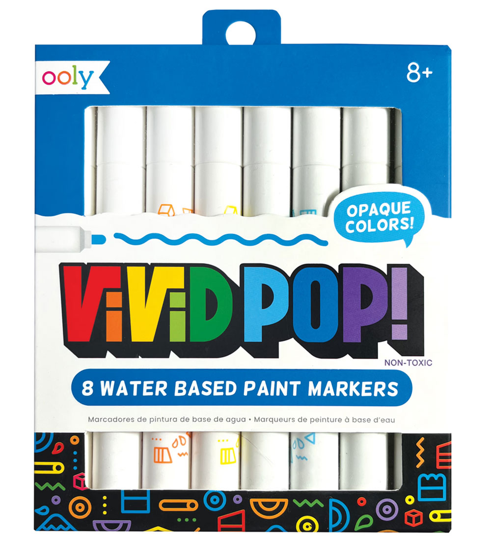 Ooly Filzstifte - 8 st. - Vivid Pop! - Ooly - One Size - Filzstifte Ooly Filzstifte - 8 st. - Vivid Pop! - Ooly - One Size - Filzstifte von Ooly