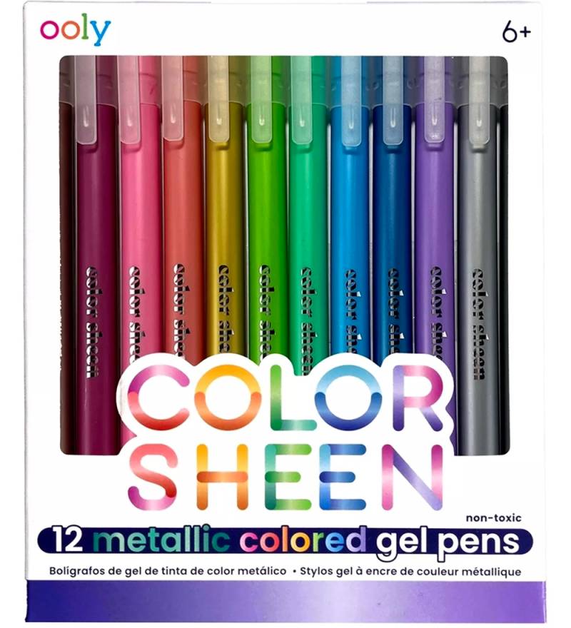 Ooly Filzstifte - Color Sheen Metallic Gel - 12 st. - Ooly - One Size - Filzstifte Ooly Filzstifte - Color Sheen Metallic Gel - 12 st. - Ooly - One Size - Filzstifte von Ooly