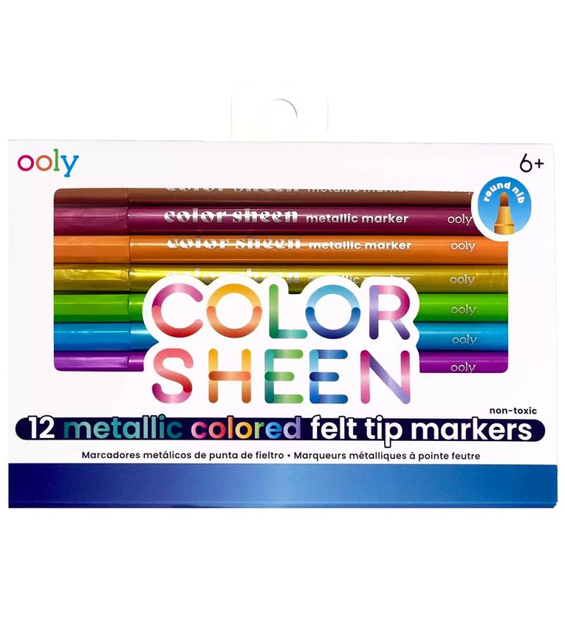Ooly Filzstifte - Farbglanz Metallic - 12 st. - Ooly - One Size - Filzstifte Ooly Filzstifte - Farbglanz Metallic - 12 st. - Ooly - One Size - Filzstifte von Ooly