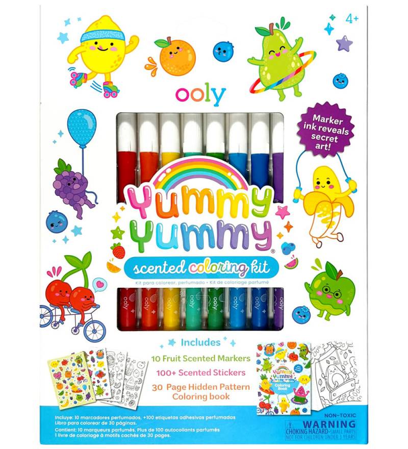 Ooly Filzstifte m. Duft und Malbuch - Yummy+ Yummy+ - Ooly - One Size - Buntstiftsets Ooly Filzstifte m. Duft und Malbuch - Yummy+ Yummy+ - Ooly - One Size - Buntstiftsets von Ooly