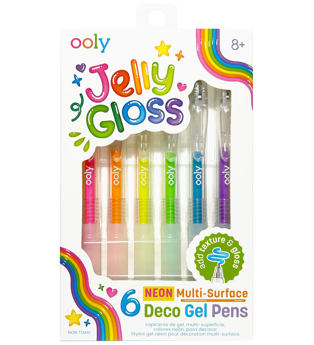 Ooly Gelstifte - 6 st. - Jelly Glanzstifte - Ooly - One Size - Filzstifte Ooly Gelstifte - 6 st. - Jelly Glanzstifte - Ooly - One Size - Filzstifte von Ooly