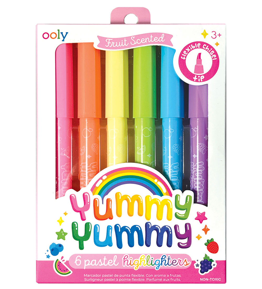 Ooly Highlighter m. Fruchtduft - 6 st. - Yummy+ Yummy+ - Ooly - One Size - Filzstifte Ooly Highlighter m. Fruchtduft - 6 st. - Yummy+ Yummy+ - Ooly - One Size - Filzstifte von Ooly
