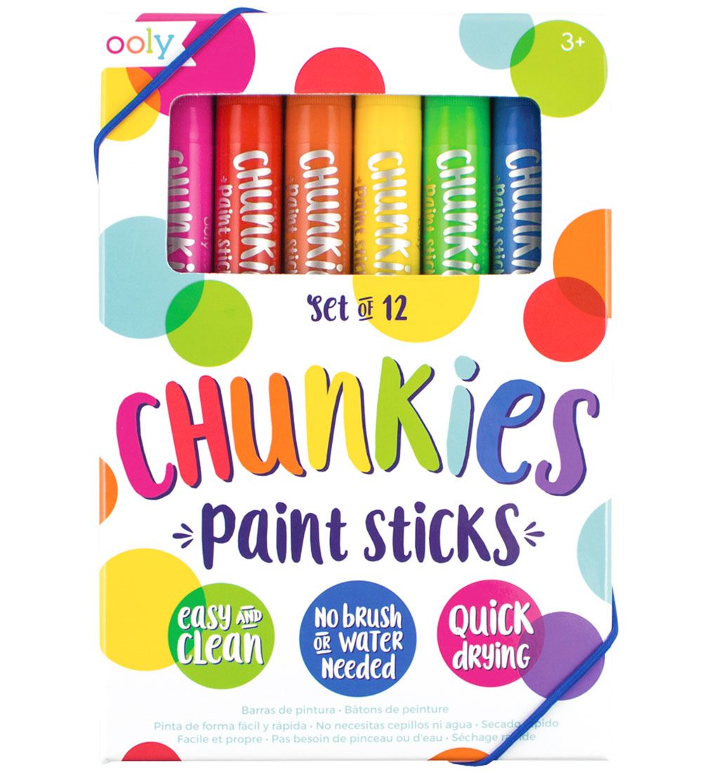 Ooly Jumbo Filzstifte - Chunkies Paint Sticks - 12 st. - Mehrfar - Ooly - One Size - Filzstifte Ooly Jumbo Filzstifte - Chunkies Paint Sticks - 12 st. - Mehrfar - Ooly - One Size - Filzstifte von Ooly