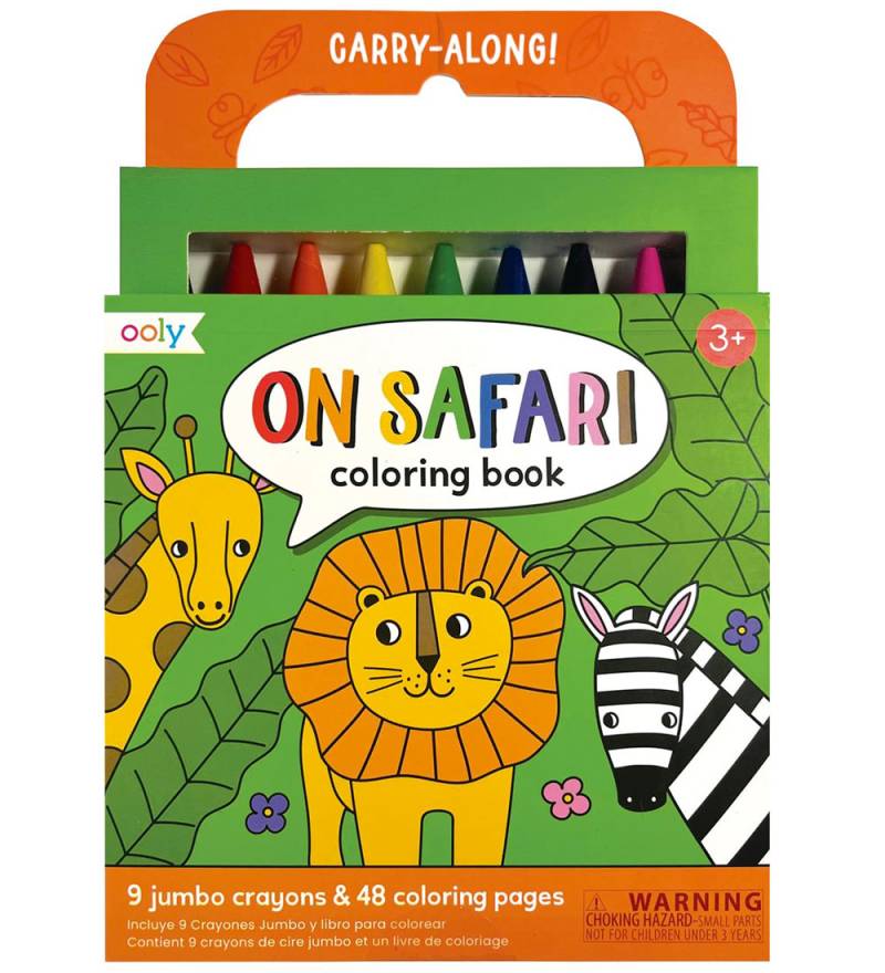 Ooly Kreidefarben m. Malbuch - Carry Entlang - Safari - Ooly - One Size - Buntstiftsets Ooly Kreidefarben m. Malbuch - Carry Entlang - Safari - Ooly - One Size - Buntstiftsets von Ooly