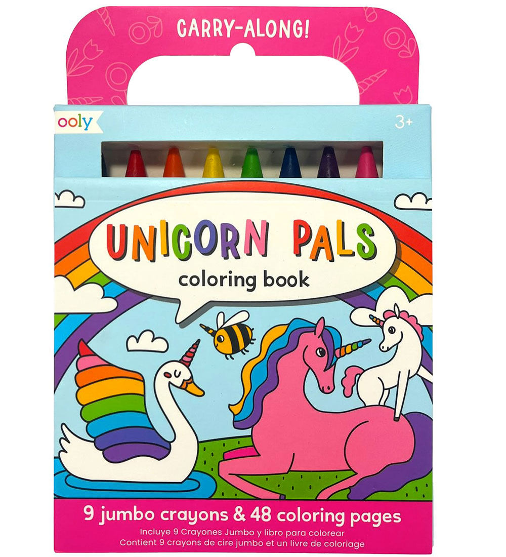 Ooly Kreidefarben m. Malbuch - Carry Zusammen - Unicorn Freunde - Ooly - One Size - Buntstiftsets Ooly Kreidefarben m. Malbuch - Carry Zusammen - Unicorn Freunde - Ooly - One Size - Buntstiftsets von Ooly