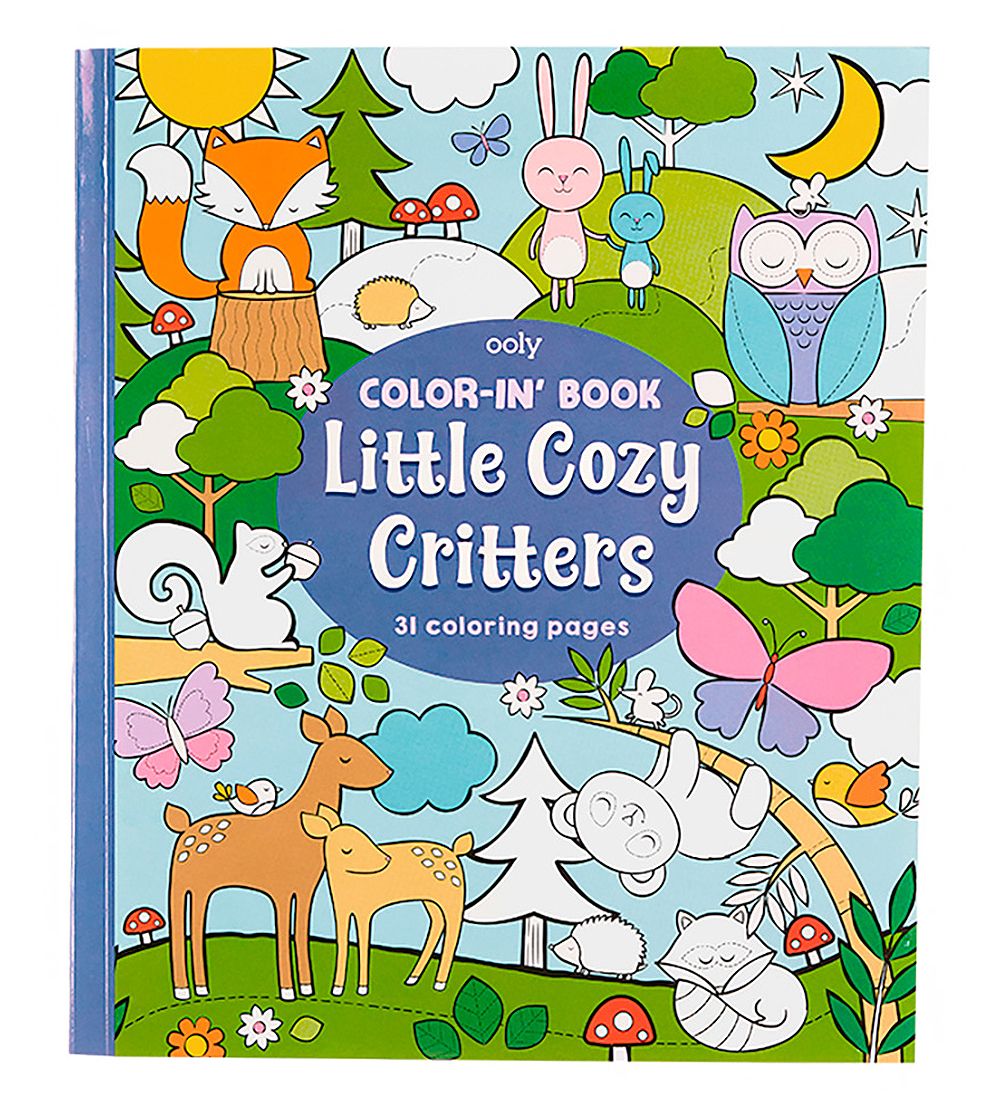 Ooly Malbuch - Little Cozy Critters - Ooly - One Size - Malbücher Ooly Malbuch - Little Cozy Critters - Ooly - One Size - Malbücher von Ooly