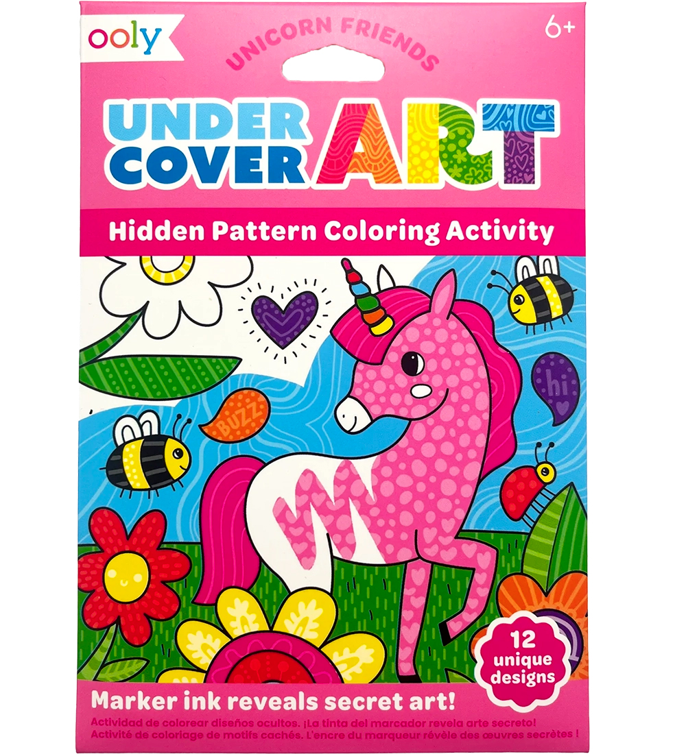 Ooly Malvorlage - Undercover Art - 12 st. - Unicorn Friend - Ooly - One Size - Malbücher Ooly Malvorlage - Undercover Art - 12 st. - Unicorn Friend - Ooly - One Size - Malbücher von Ooly