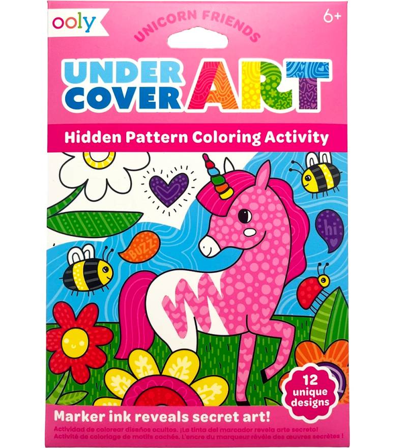 Ooly Malvorlage - Undercover Art - 12 st. - Unicorn Friend - Ooly - One Size - Malbücher Ooly Malvorlage - Undercover Art - 12 st. - Unicorn Friend - Ooly - One Size - Malbücher von Ooly