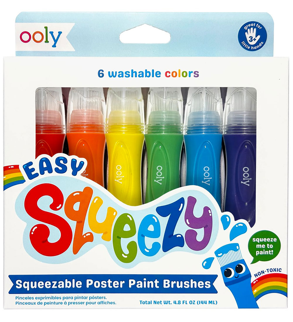 Ooly Plakatfarbe m. Pinsel - 6 st. - Easy Quetschflasche - Ooly - One Size - Buntstiftsets Ooly Plakatfarbe m. Pinsel - 6 st. - Easy Quetschflasche - Ooly - One Size - Buntstiftsets von Ooly