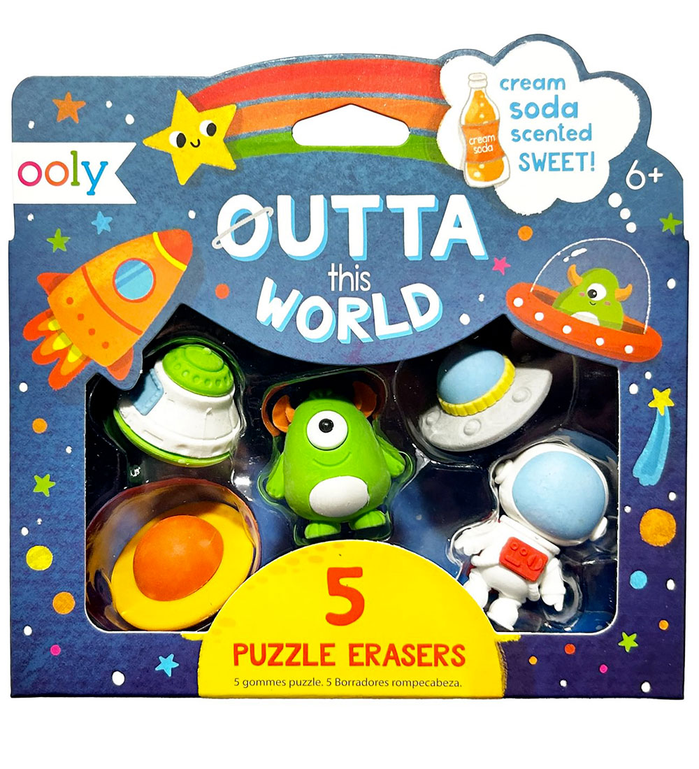 Ooly Radiergummi m. Duft - 5 st. - Außerirdische Limonade - Ooly - One Size - Radiergummis Ooly Radiergummi m. Duft - 5 st. - Außerirdische Limonade - Ooly - One Size - Radiergummis von Ooly