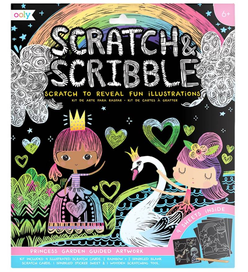 Ooly Scratch Ente Scribble Set - Princess Garden - Ooly - One Size - Malbücher Ooly Scratch Ente Scribble Set - Princess Garden - Ooly - One Size - Malbücher von Ooly