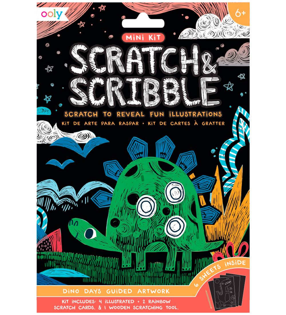 Ooly Scratch and Scribble Mini - Set - Dino Days - Ooly - One Size - Malbücher Ooly Scratch and Scribble Mini - Set - Dino Days - Ooly - One Size - Malbücher von Ooly