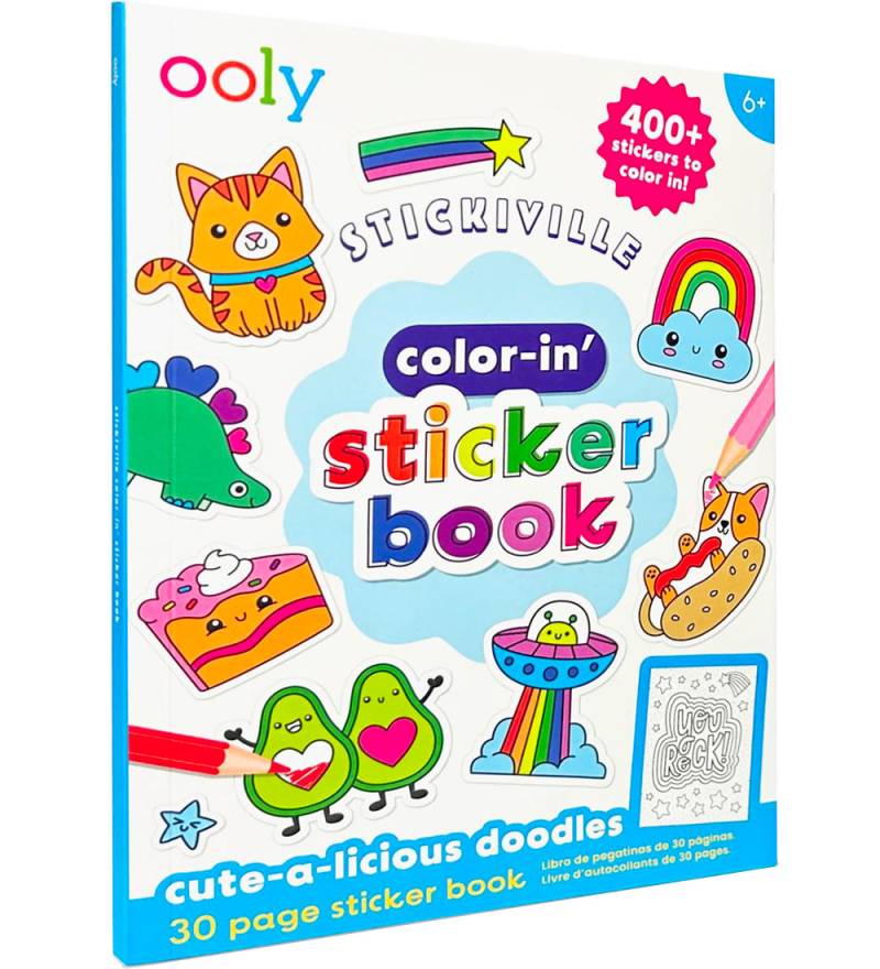 Ooly Stickerbuch - Ausmalen - Cute-A-Licious Doodles - Ooly - One Size - Malbücher Ooly Stickerbuch - Ausmalen - Cute-A-Licious Doodles - Ooly - One Size - Malbücher von Ooly