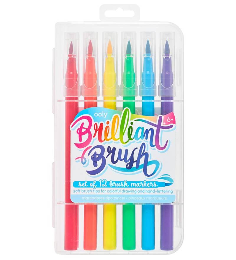 Ooly Tuschestifte - 12 St. - Brillante Pinselmarker - Ooly - One Size - Filzstifte Ooly Tuschestifte - 12 St. - Brillante Pinselmarker - Ooly - One Size - Filzstifte von Ooly